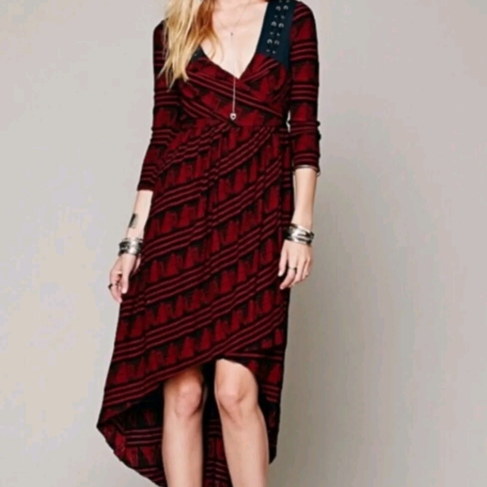 🌜 FREE PEOPLE New Romantic | Lelani hi low dress sz xs